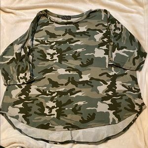 Kim & Cami Camouflage blouse